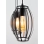 Lampa wisząca metalowa czarna 3-punktowa 7767/3 BL z serii ARES - Lampy Elem